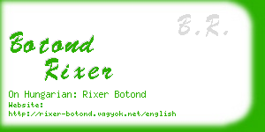 botond rixer business card